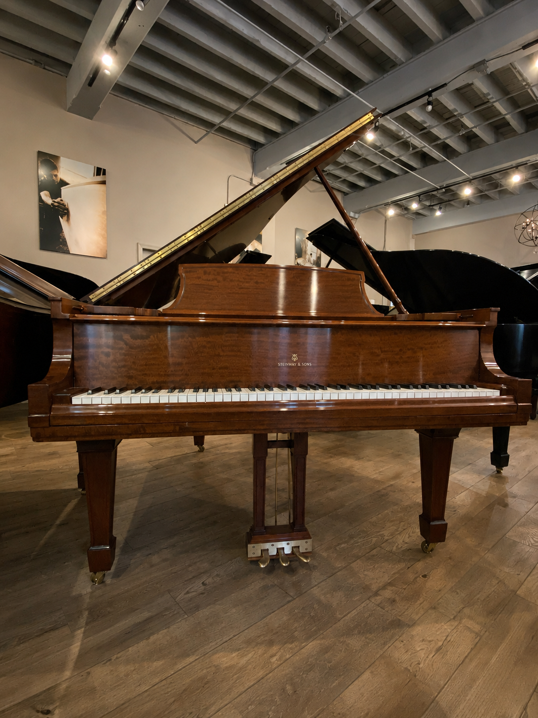 Luxury Steinway grand piano